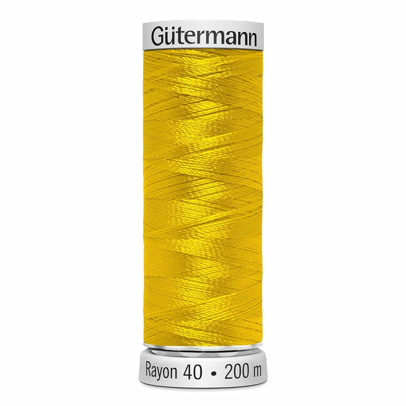 Gutermann Sulky Rayon 40 Machine Embroidery Thread 200M Collection 1