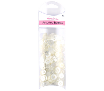 Clear Shirt Buttons - Bulk Pack