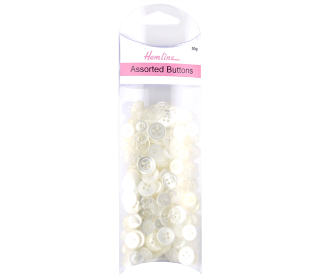 Clear Shirt Buttons - Bulk Pack