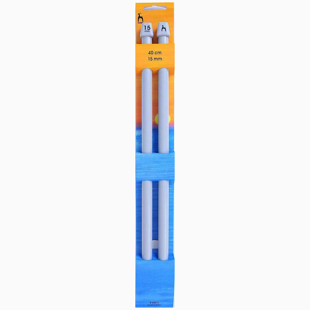 Pony Single Pointed Knitting Needles 40cm