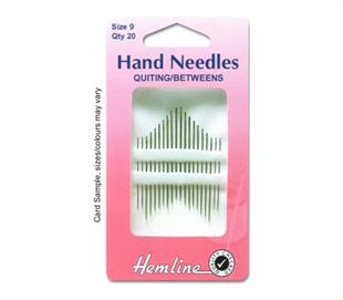 Hemline Needles - Quilting/Betweens Size 9