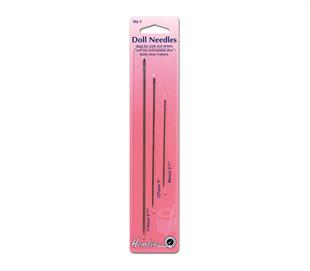 Hemline Doll Needles - 89mm, 127mm and 174mm