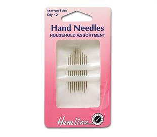 Hemline Hand Needle - Household 12 pack
