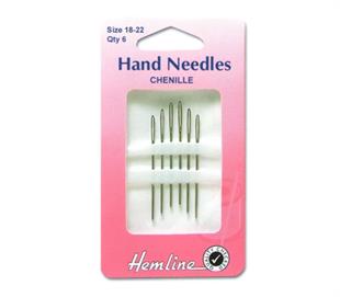 Hemline Hand Needles - Chenille Size 18-22