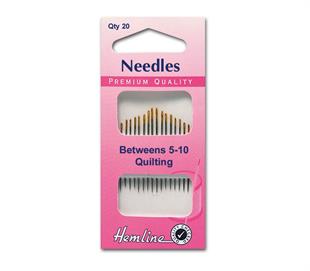 Hemline Needle Quilting Size 5-10 Gold Eye