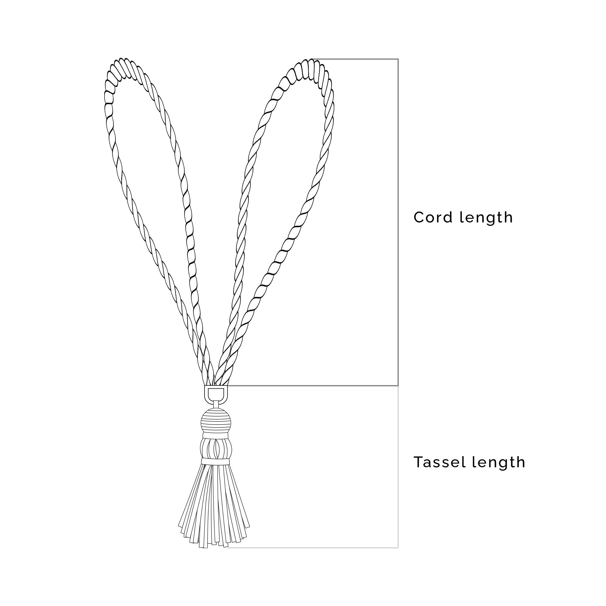 Crystal Curtain Tassel Tie Back - Design 83