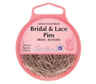 Hemline - Bridal & Lace Pins - 25mm x 0.67mm - approx 300pcs