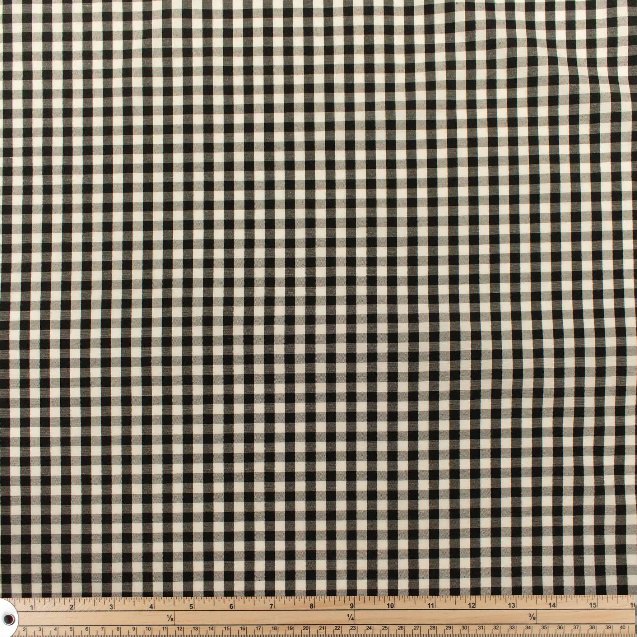 1/4-inch Cotton Poly Gingham Fabric