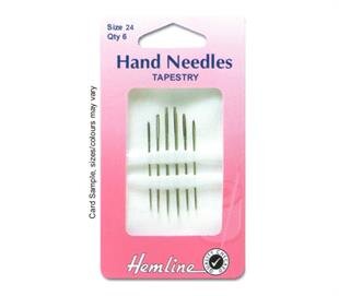 Hemline Hand Needles - Tapestry Size 24