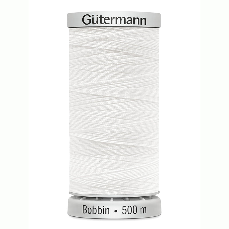 Gutermann Bobbin Embroidery Thread Black & White