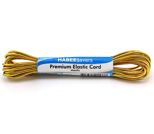 PREMIUM ELASTIC CORD - 2.7MM X 5M GOLD
