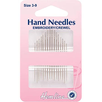 Hemline Hand Needles - Size 3-9