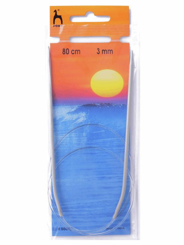 Pony Classic Circular Knitting Needles 80cm