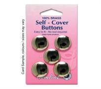 BUTTONS - SELF COVERED METAL 22MM