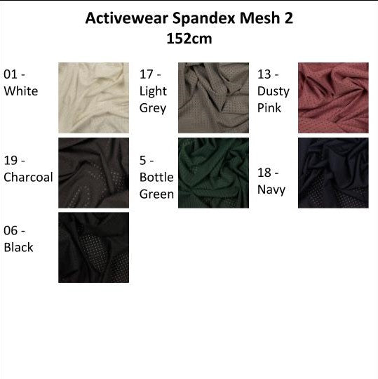 Activewear Spandex Mesh Design 2