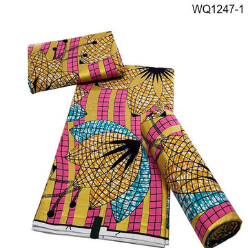 African Ankara Wax Prints 6 Yard Panels