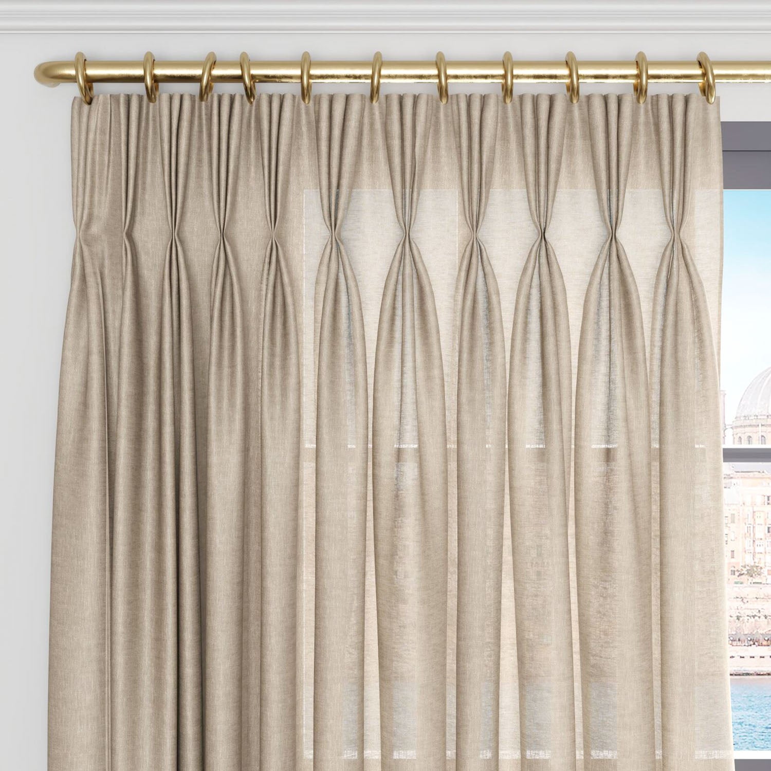 Allusion by Zepel Curtain Sheer Fabric