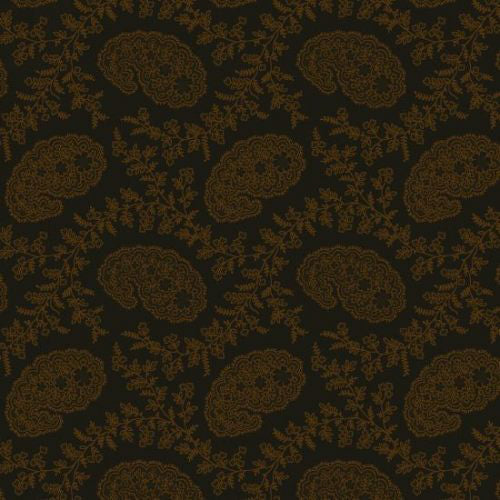 Blank Quilting Paisley Brown Cotton Prints