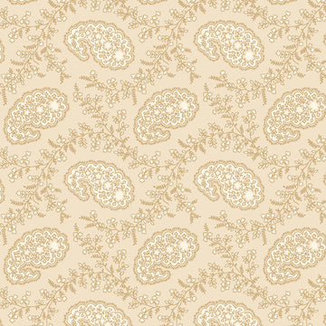 Blank Quilting Small Paisley Studio Beige Cotton Prints