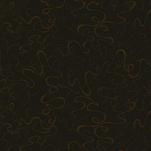 Blank Quilting Abstract Swirls Brown Cotton Prints