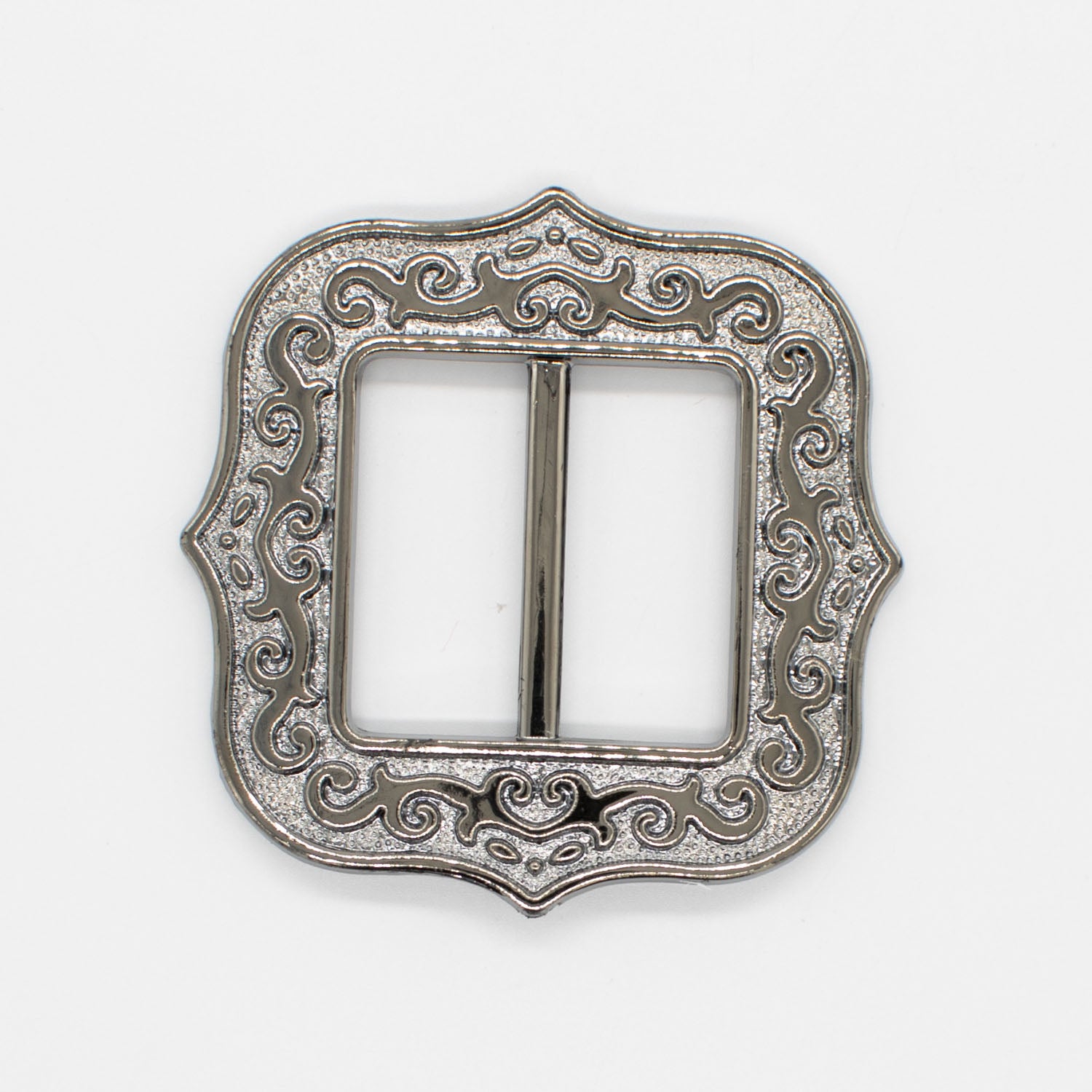 Fashion Scarf Brooch Buckle T Shirt Belt Clip Design-9 Silver 70mm x 70mm