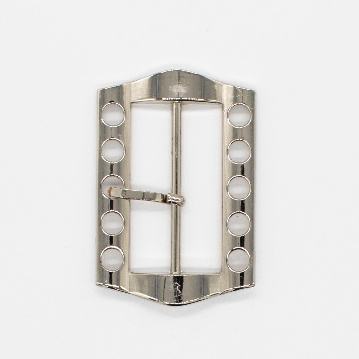 Metal Belt Buckle Silver Design-4 70mm x 45mm