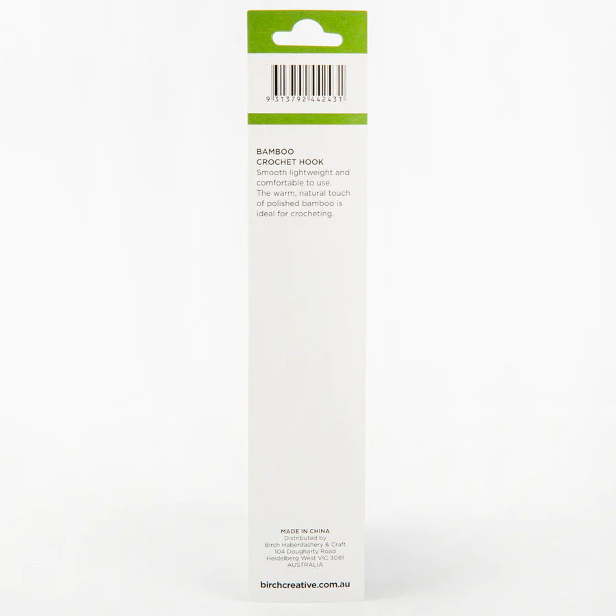 Birch Bamboo Crochet Hook 15cm