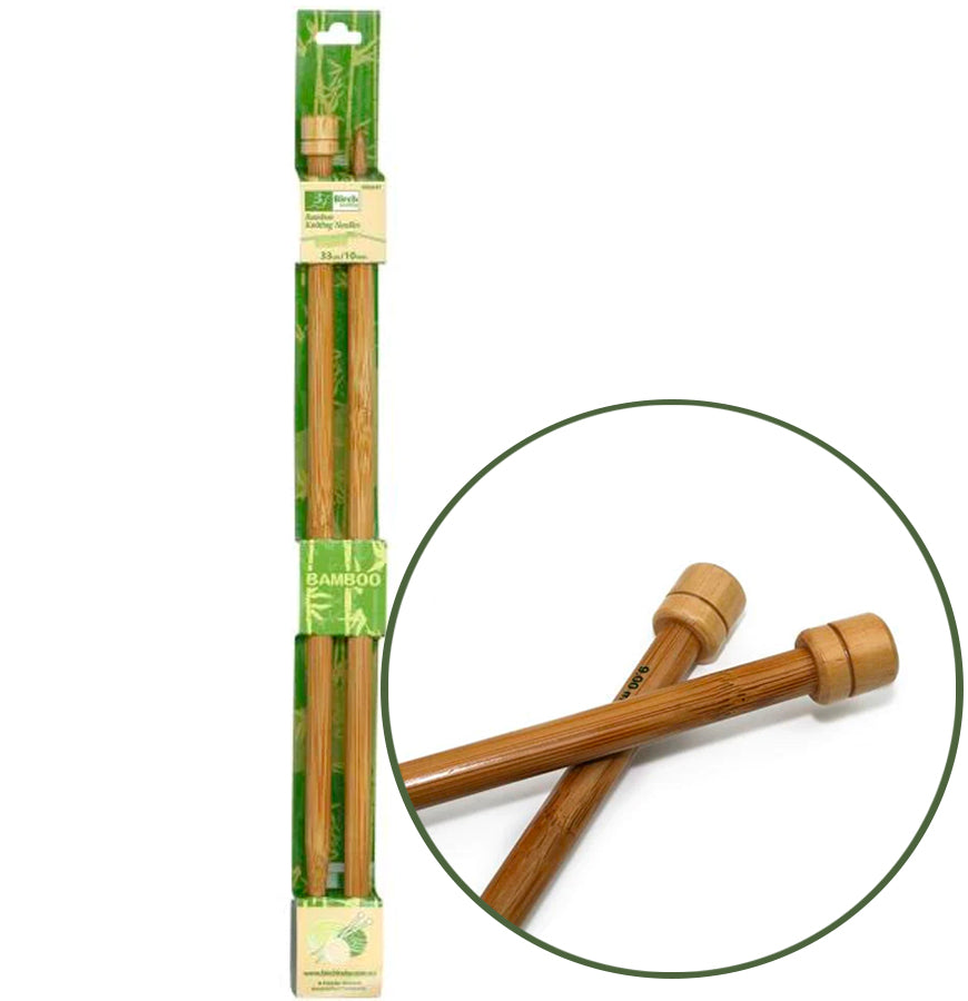 Birch Bamboo Single Pointed Knitting Needles 33cm