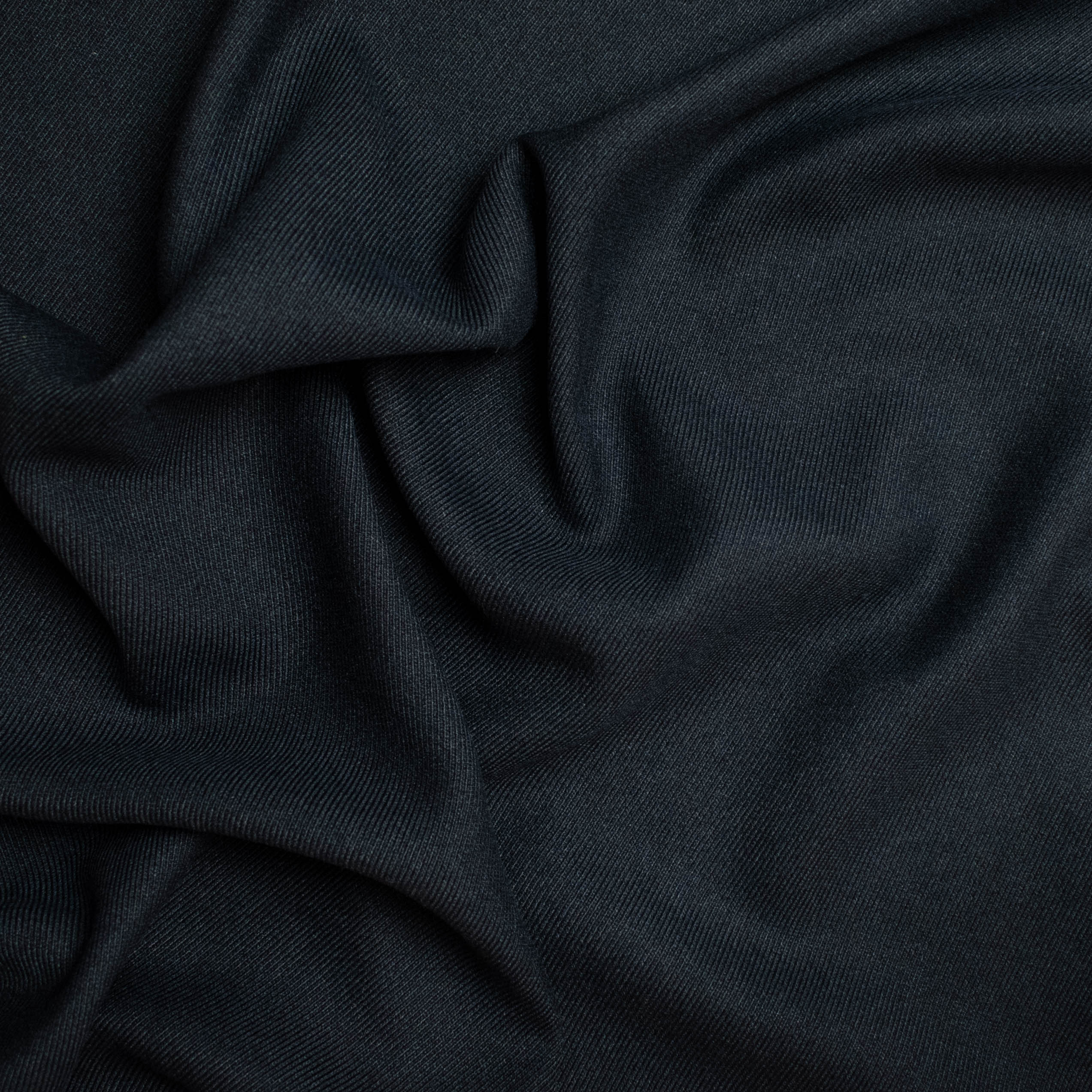 Premium Twill Suiting - Charcoal Black