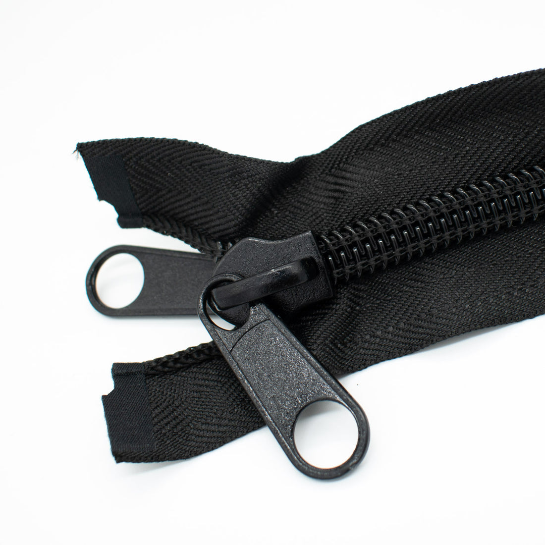 Size 10 Spiral Double Puller Slider Open Ended Reversible Zip 213CM