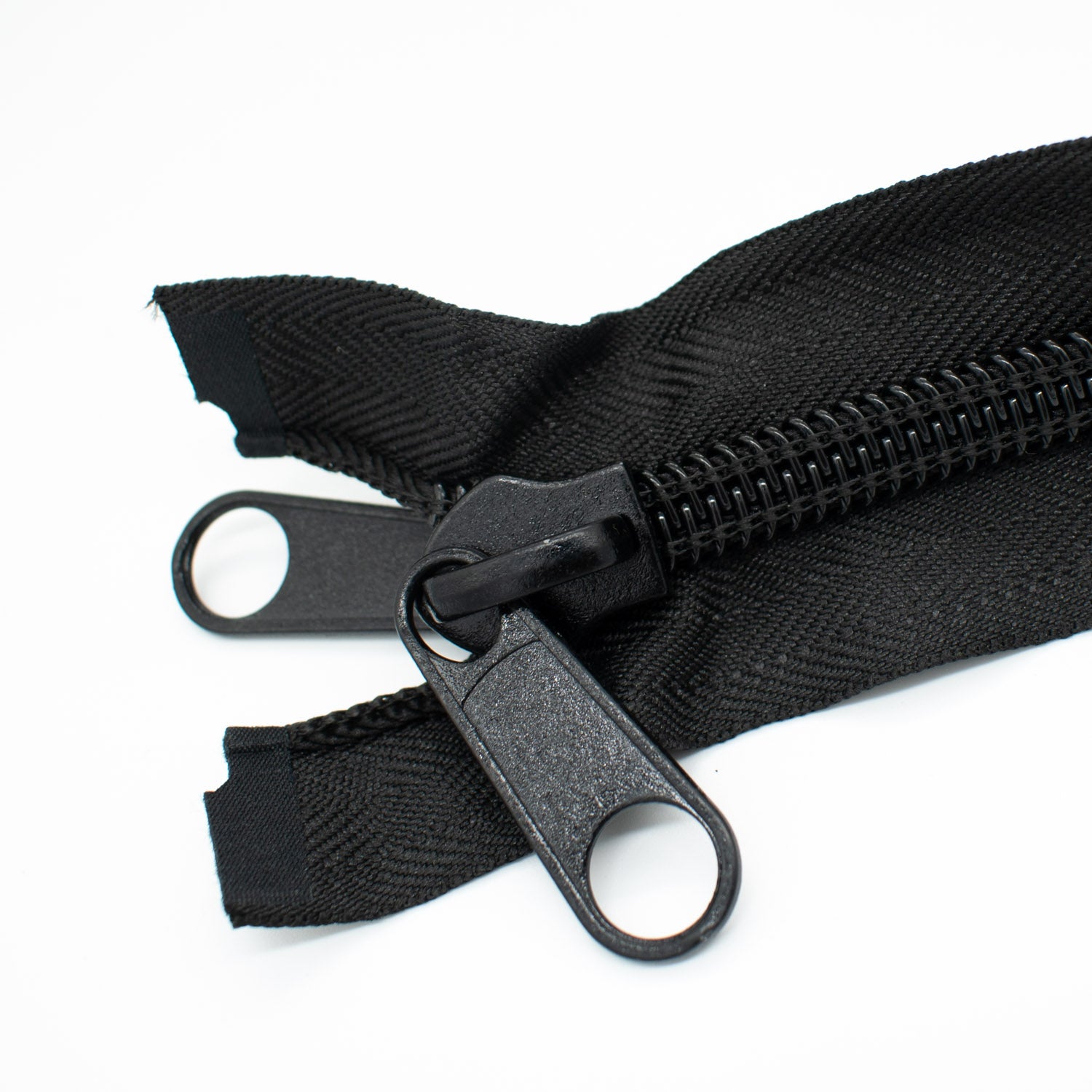 Size 10 Spiral Double Puller Slider Open Ended Reversible Zip 213CM