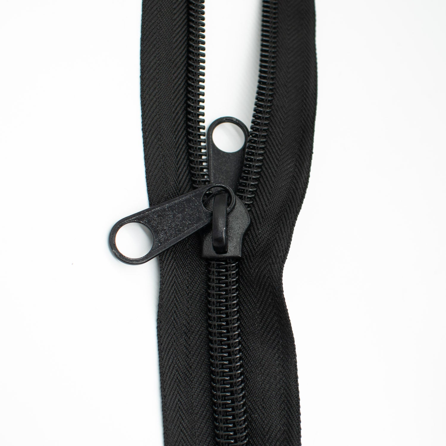 Size 10 Spiral Double Puller Slider Open Ended Reversible Zip 5M