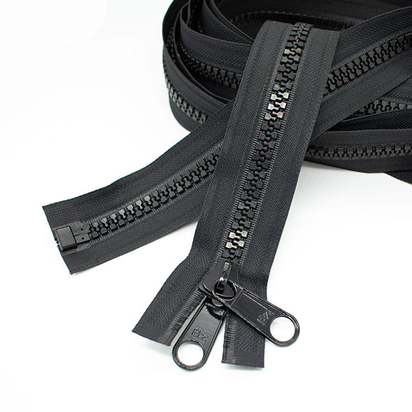 Size 10 Chunky Double Puller Slider Open Ended Reversible Zip 6.6M