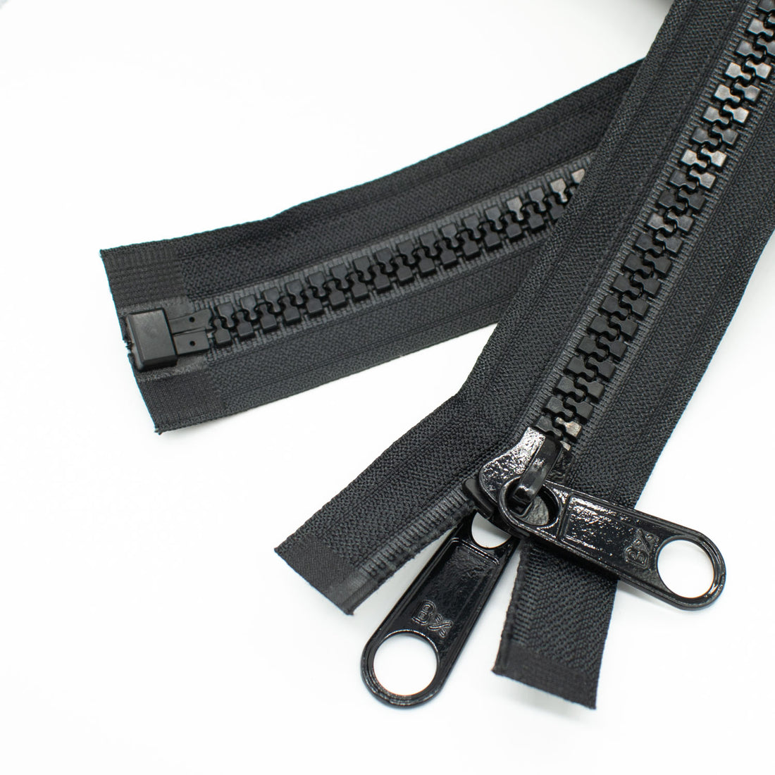 Size 10 Chunky Double Puller Slider Open Ended Reversible Zip 6.6M