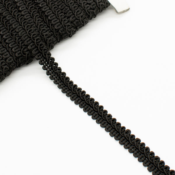 Black Braid Gimp Lace Trim