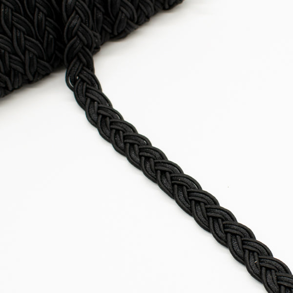 Black Braid Gimp Lace Trim