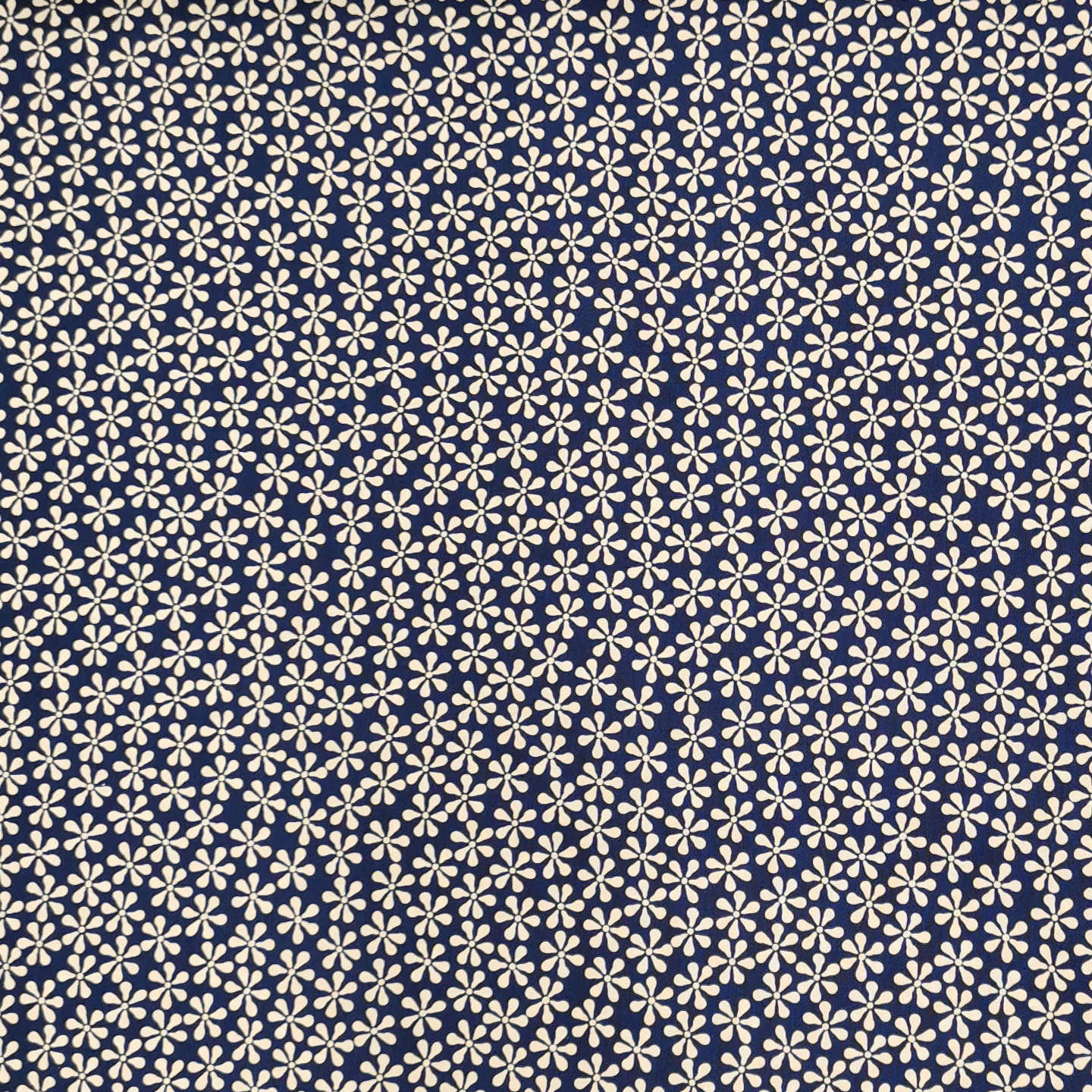 Blank Quilting Floral on Navy Cotton Prints