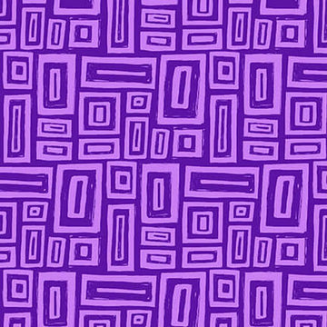 Blank Quilting Purple Rectangle Geo Cotton Prints