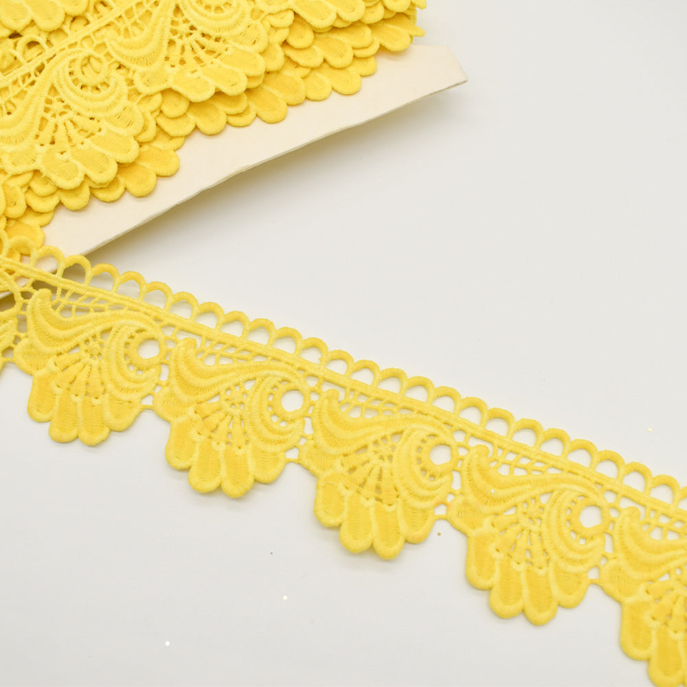 Bloom Guipure Lace Trim 6cm