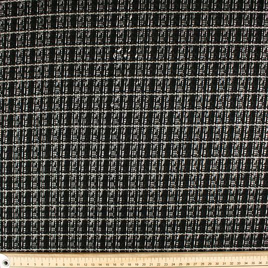 Boucle Tweed Suiting Design GZ-03 Black