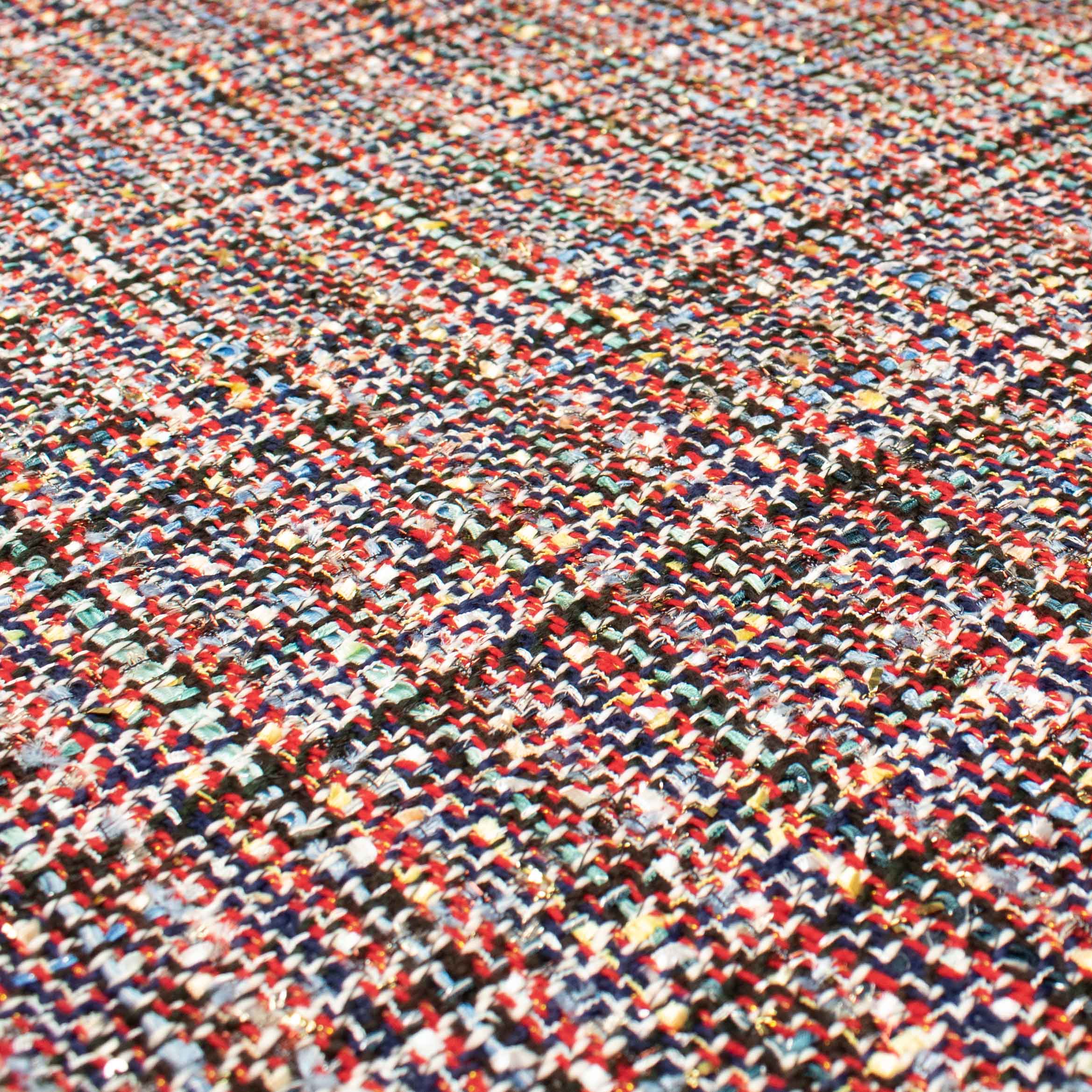 Boucle Tweed Suiting Design GZ-05 Red