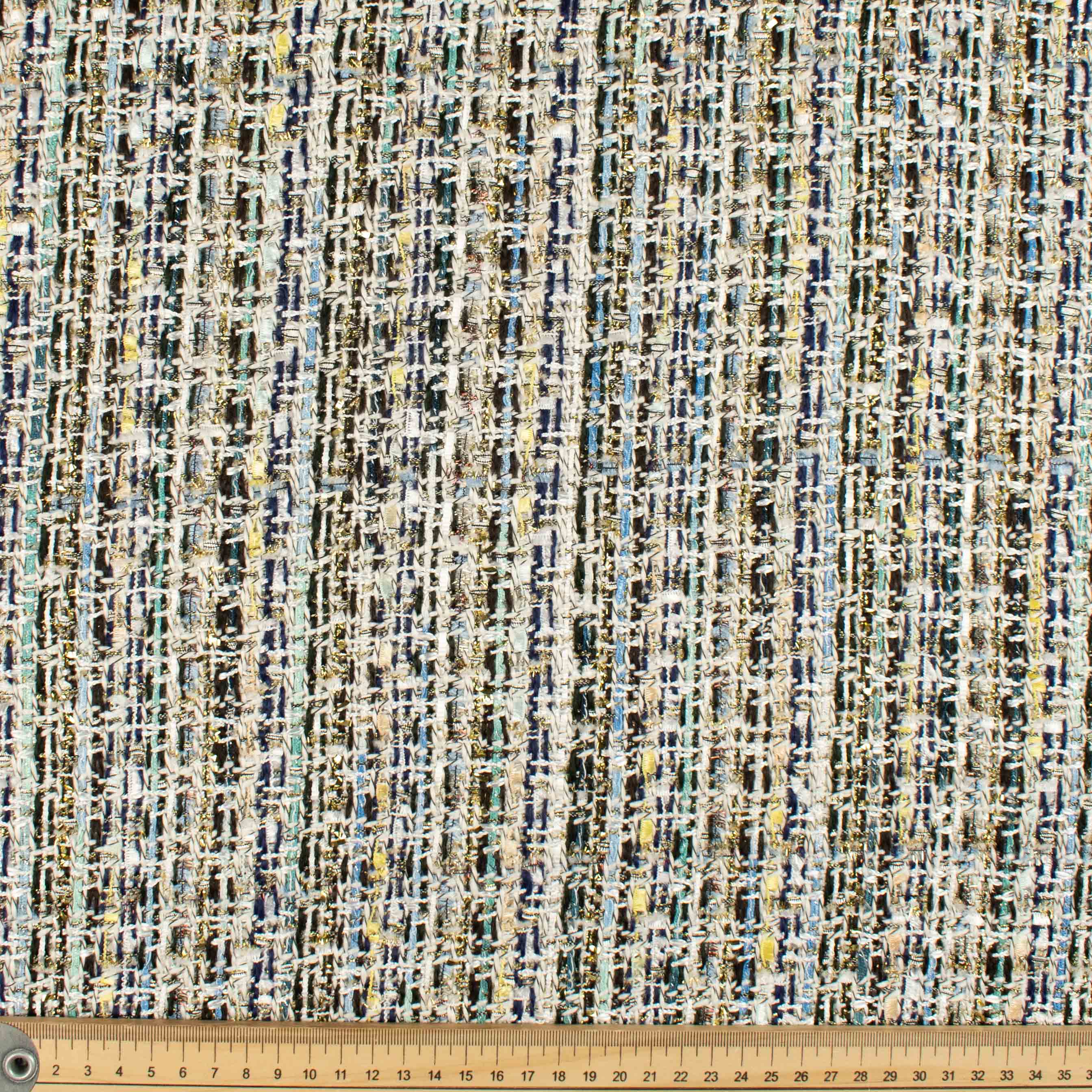 Boucle Tweed Suiting Design GZ-06 White