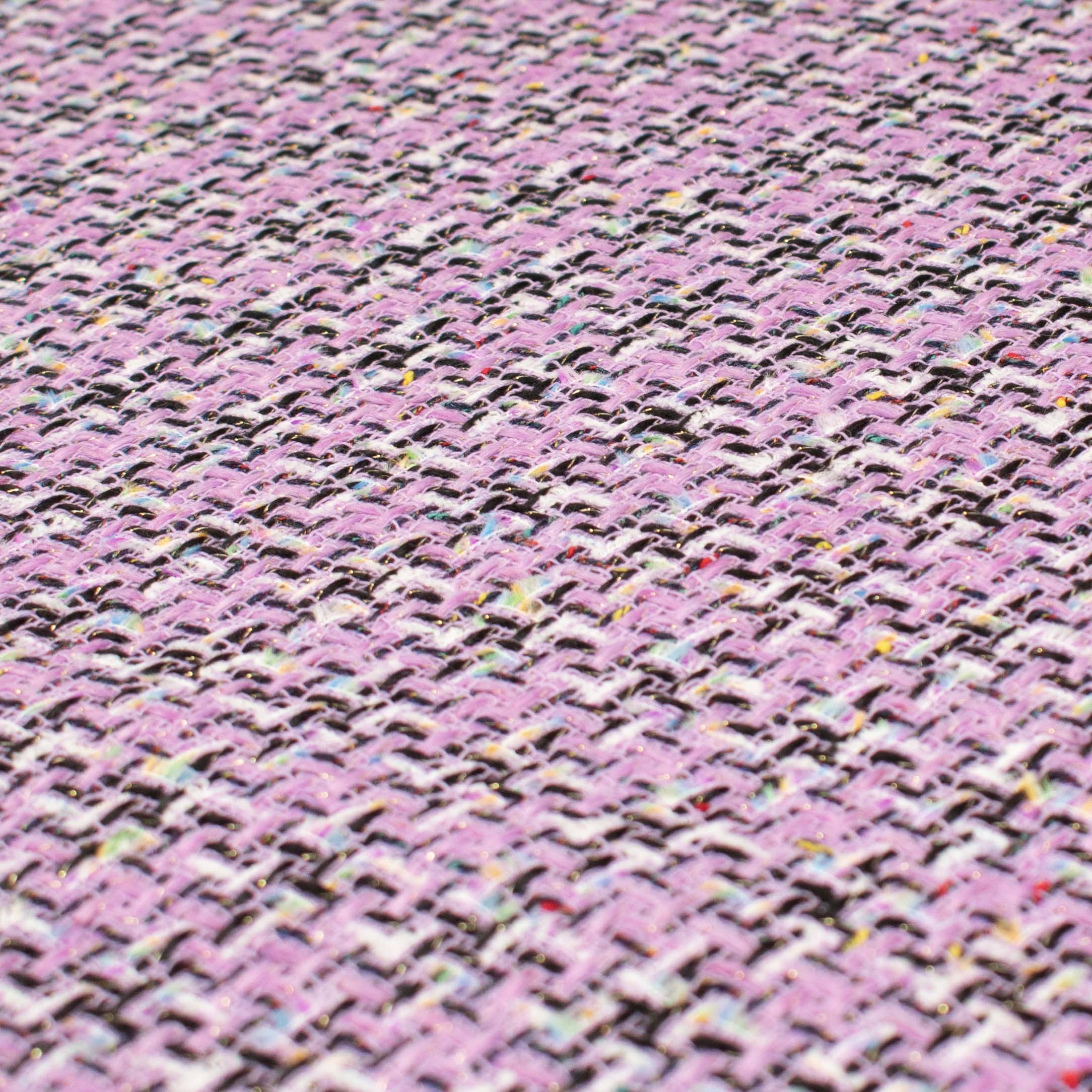 Boucle Tweed Suiting Design GZ-08 Purple