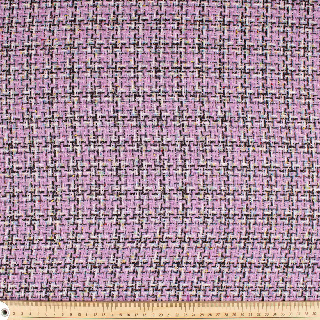 Boucle Tweed Suiting Design GZ-08 Purple