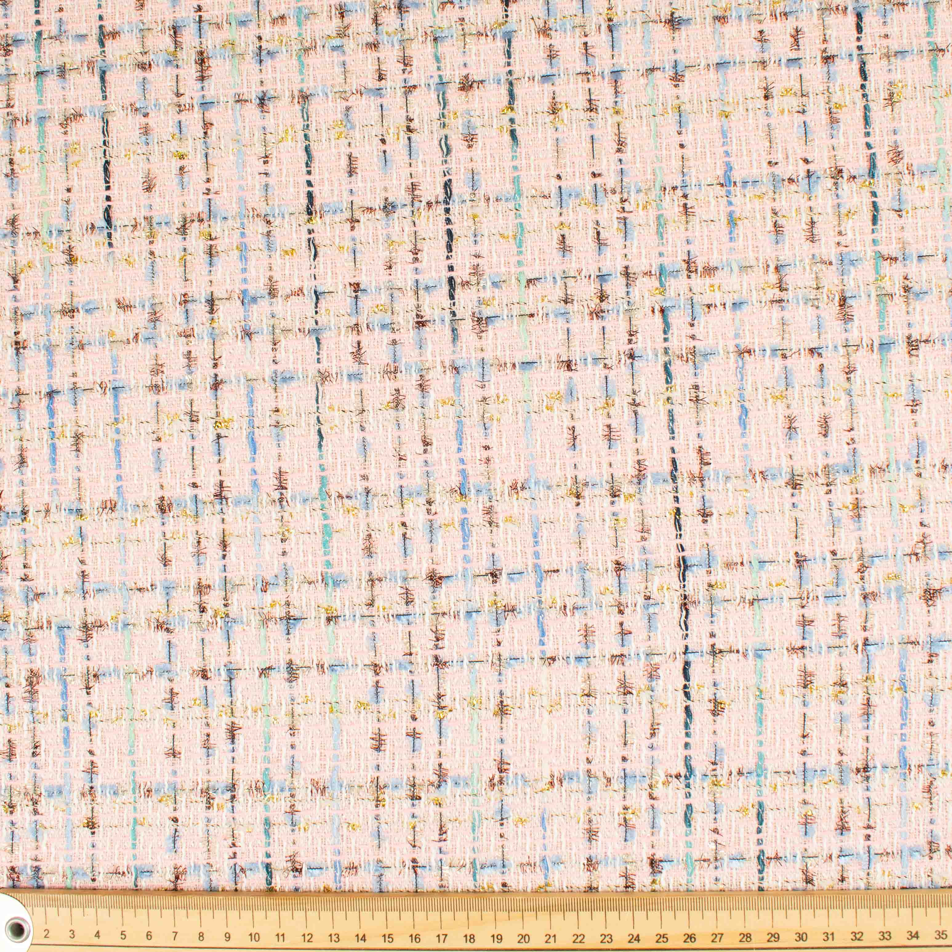 Boucle Tweed Suiting Design GZ-09 Pink