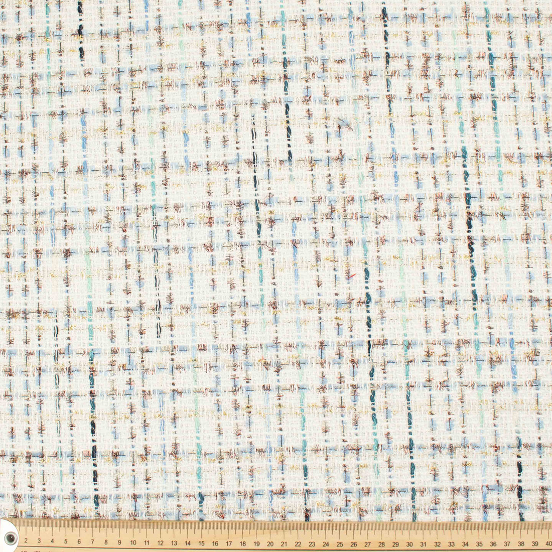 Boucle Tweed Suiting Design GZ-09 White