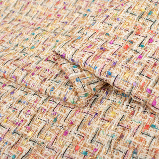 Boucle Tweed Suiting Design GZ-03 Black