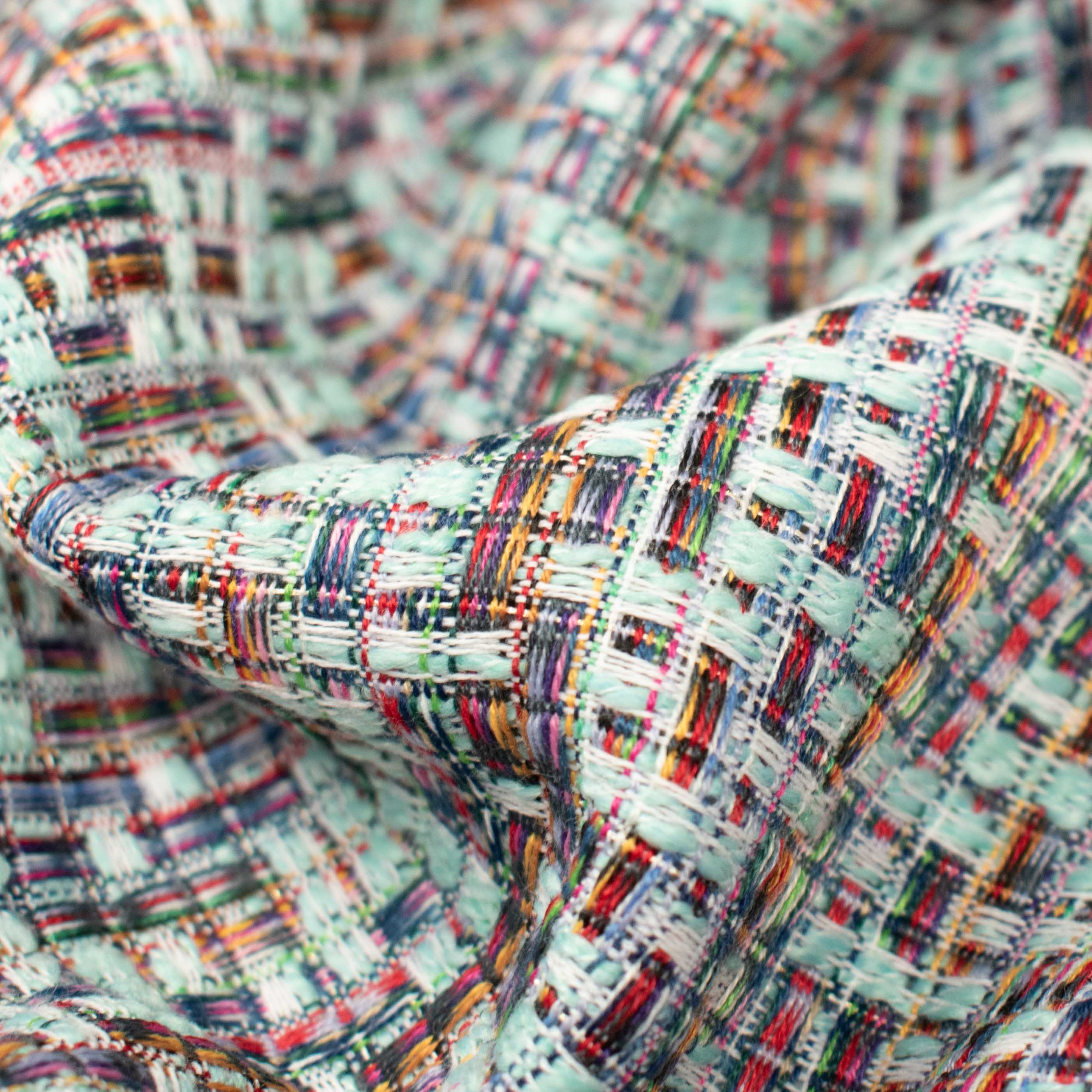 Boucle Tweed Suiting Design KQ251-4