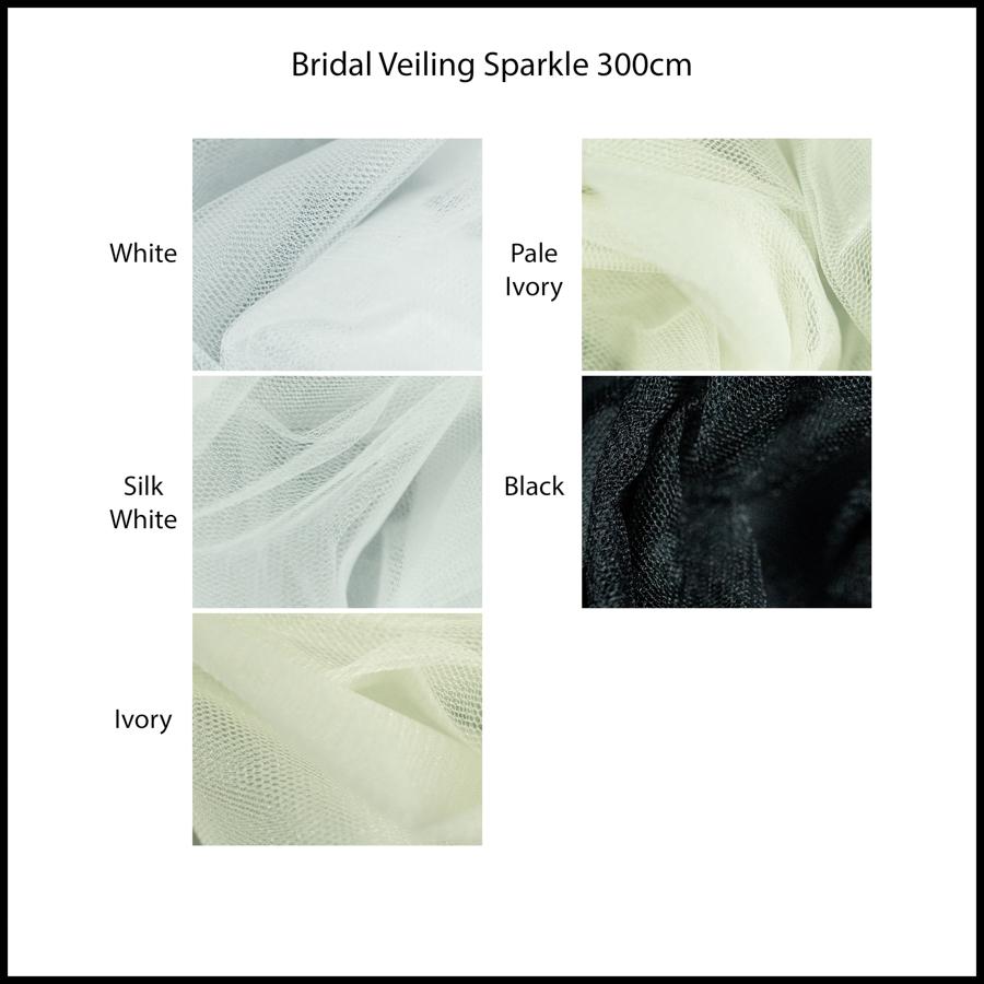 Sparkle Bridal Tulle Veiling