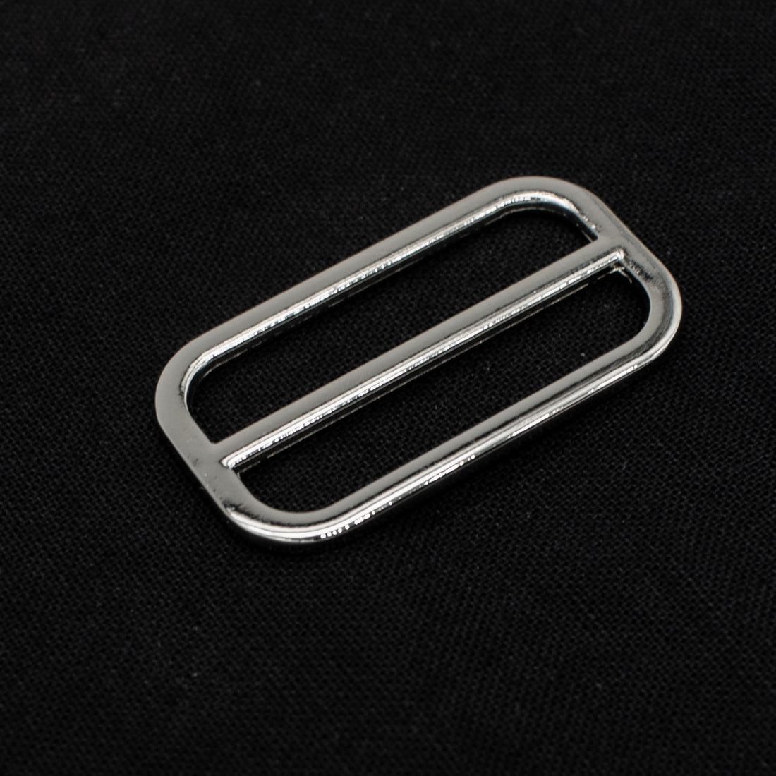 Metal Strap Bag Slider Ring Buckles Silver